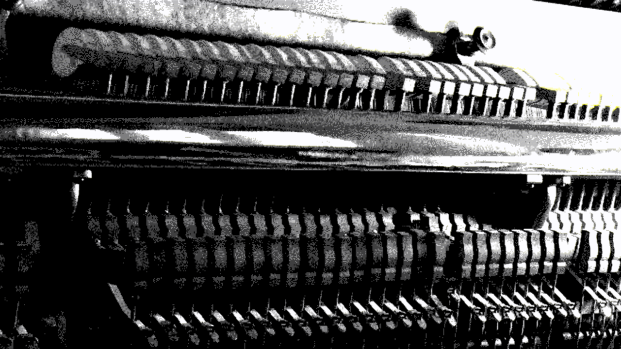 A piano player tunes long lost to memory...